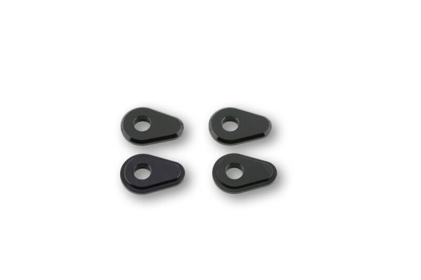 HIGHSIDER ALU INDY SPACER YA MT 07+09 BK SET