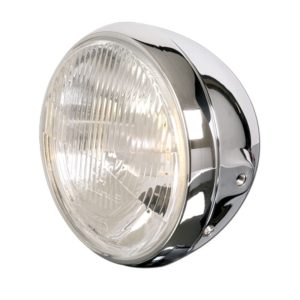 HIGHSIDER BRITISH-STYLE HEADLIGHT 7INCH, CHR