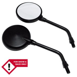 HIGHSIDER MINI BAR MIR ROUND ADJ BLK NO ECE