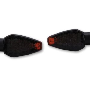 HIGHSIDER LED WINKER PEAK, SHORT STEM, BLK