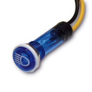 HIGHSIDER HI-BEAM LIGHT BLUE D.12MM