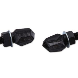 HIGHSIDER LED INDICATOR TINY SMK LENS, BLK