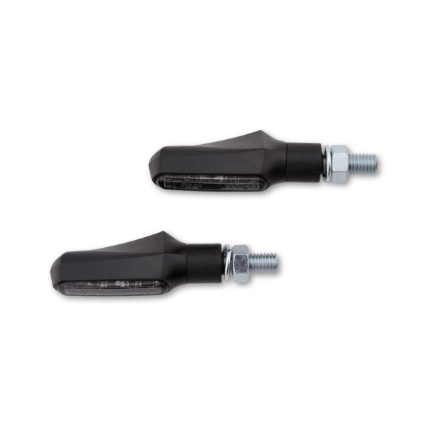 HIGHSIDER LED FLASHER SHORTY FIN SMOKE LENS