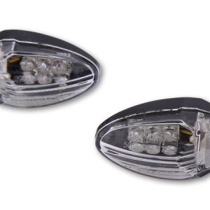 HIGHSIDER LED FLASHER DROP REAR CLEAR LENS