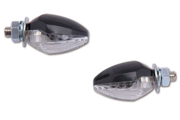 HIGHSIDER LED FLASHER DROP REAR CLEAR LENS - Image 3