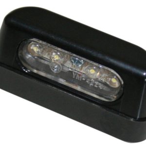 HIGHSIDER LED LICENSE LIGHT ABS BLK E
