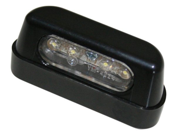 HIGHSIDER LED LICENSE LIGHT ABS BLK E