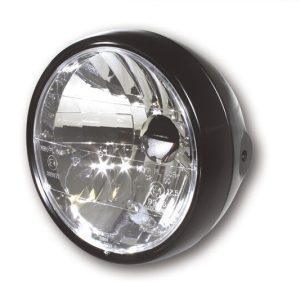 HIGHSIDER HEADLAMP, 6 1/2 SIDE MOU, MBL/MBL