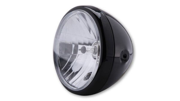 HIGHSIDER 7 INCH RENO CLR LENS, BLK/BLK