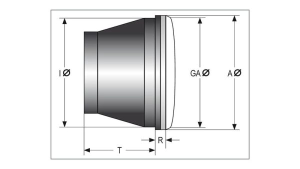 HIGHSIDER 4 INCH LED HIGH-BEAM INSERT, BLK - Image 3