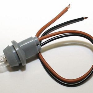 HIGHSIDER RUBBER PARKING LIGHT SOCKET W/ 5W