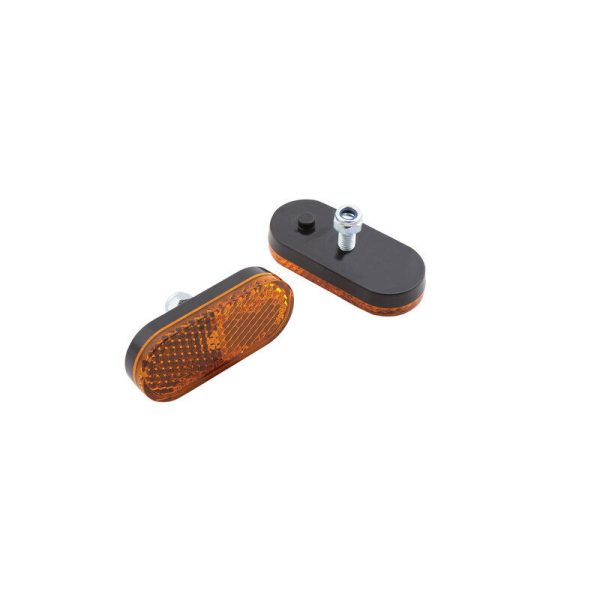 HIGHSIDER REFLECTOR AMBER ROUNDED M5 50X22MM - Image 3