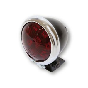 HIGHSIDER LED TAILLIGHT BATES BLK-CHR RED