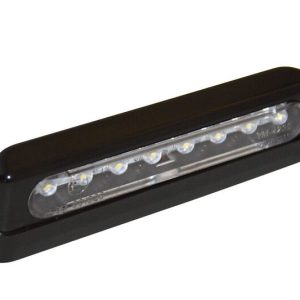 HIGHSIDER LED-LICENSE LIGHT ABS BLK LONG E
