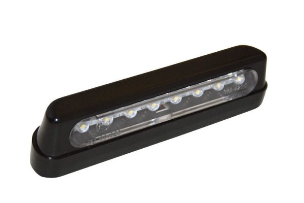 HIGHSIDER LED-LICENSE LIGHT ABS BLK LONG E