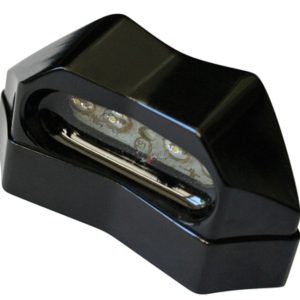 HIGHSIDER LED LICENSE LIGHT ALU BLK E