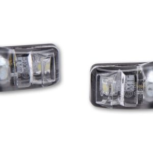 HIGHSIDER LED LICENSE LIGHT PICCO BLK PAIR