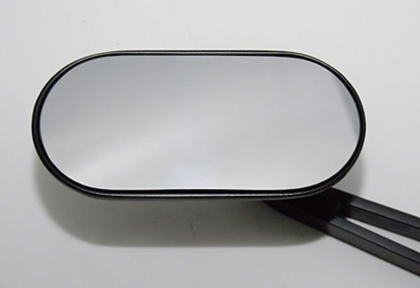 HIGHSIDER MIRROR ALU, OVAL, PAIR, BLK - Image 3