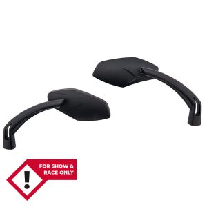 HIGHSIDER MIRROR LUCA, ALU, PAIR, BLK