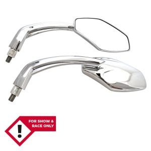 HIGHSIDER MIRROR LUCA, ALU, PAIR, CHR