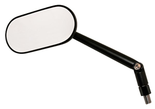 HIGHSIDER MIRROR AGILA, OVAL, ADJ.STEM, BLK - Image 3