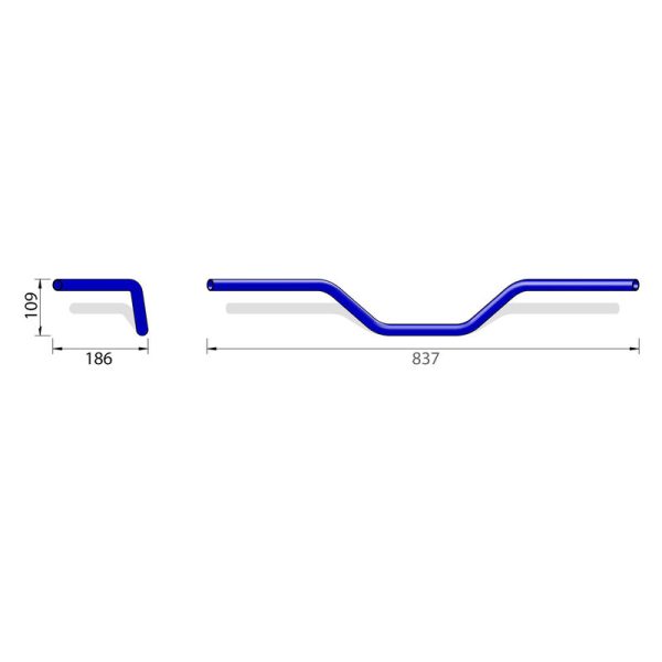 HIGHSIDER PRO BAR 22MM L14.0 CHR - Image 3