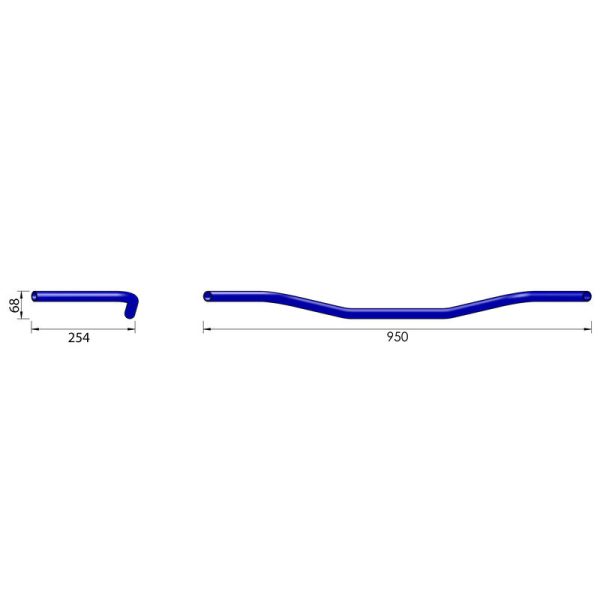 HIGHSIDER PRO BAR OLD STYLE L12 1IN HD BLK - Image 3