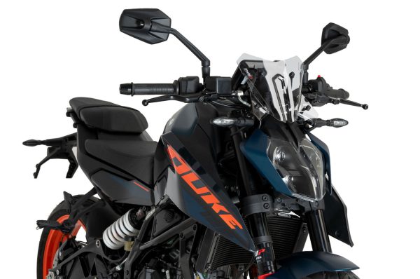 Puig New Generation Sport Screen For KTM 125/390 Duke (2024 - Onwards) - Clear
