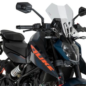 Puig Touring Screen For KTM 125/390 Duke (2024 - Onwards) - Clear