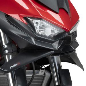 Puig Naked Frontal Spoilers For Kawasaki Z500/SE (2024 - Onwards) - Matt Black