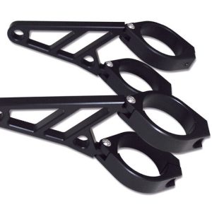 HIGHSIDER CNC ALU H/L BRKT 38-41MM BLK
