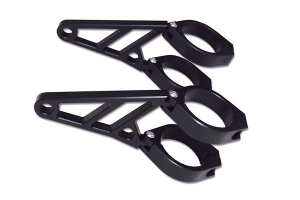 HIGHSIDER CNC ALU H/L BRKT 38-41MM BLK