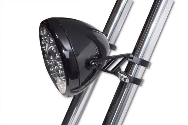 HIGHSIDER CNC ALU H/L BRKT 42-43MM BLK - Image 3