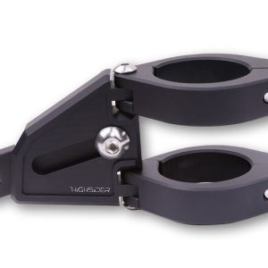 HIGHSIDER CNC ALU H/L BRKT EXT 38-41MM BLK