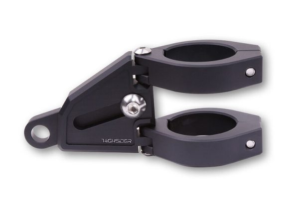 HIGHSIDER CNC ALU H/L BRKT EXT 38-41MM BLK