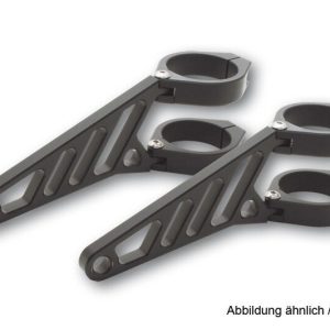 HIGHSIDER CNC ALU H/L BRKT LONG 38-41MM BLK