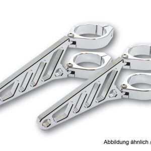HIGHSIDER CNC ALU HEAD BKT LONG CHR