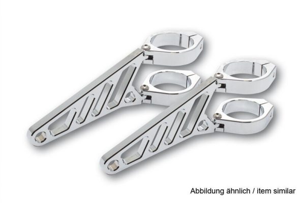 HIGHSIDER CNC ALU HEAD BKT LONG CHR