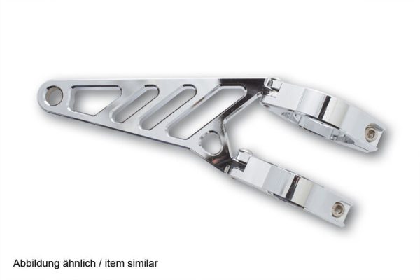 HIGHSIDER CNC ALU HEAD BKT LONG CHR - Image 3