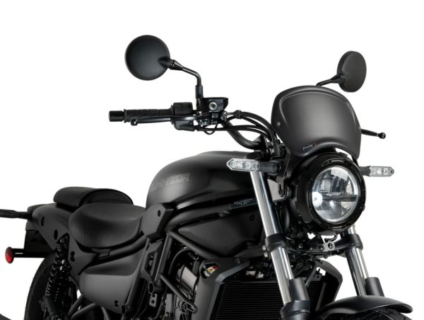 Puig Frontal Plate For Various Models (Matt Black) - Image 3