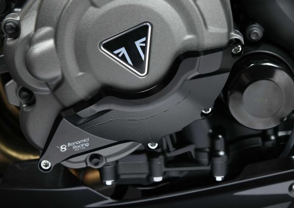 Bonamici Racing Aluminum engine protection left side Triumph Speed Triple 1200 RR/RS 22> - Image 3