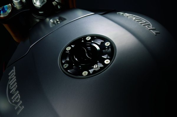 Bonamici Racing Fuel Tank Cap For Triumph Daytona, Speed Triple, Street Triple Models (Black) - Image 3
