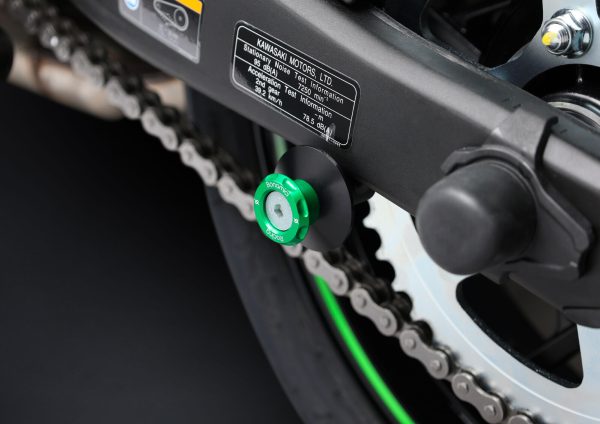 Bonamici Racing Aluminum swing arms spools 8mm EVO racing - GREEN - Image 4