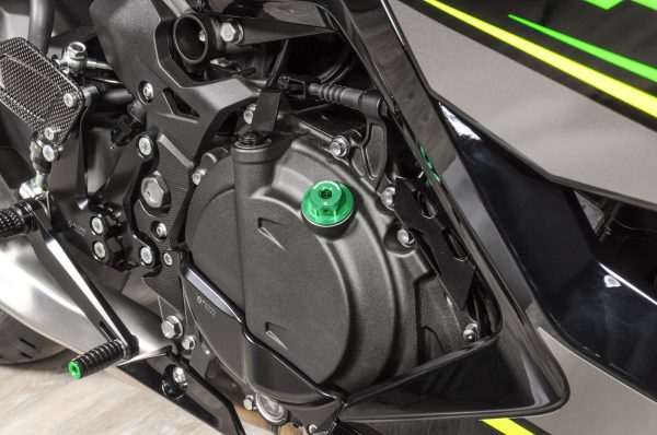 Bonamici Racing Aluminum oil cap M20x2,5 - GREEN - Image 3