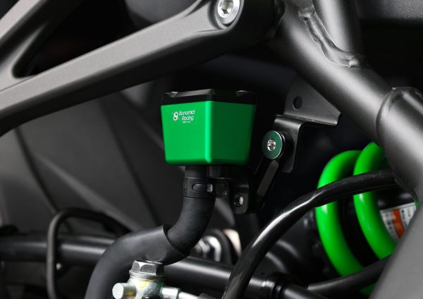 Bonamici Racing Aluminum rear oil tank 10ml - GREEN - Image 3