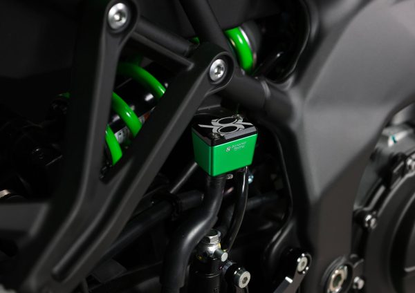 Bonamici Racing Aluminum rear oil tank 10ml - GREEN - Image 4