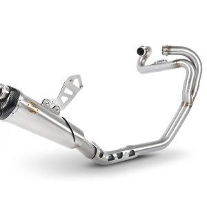 Zard Stainless Steel Full Exhaust For Triumph Scrambler 1200 (2021 - 2023) - Street Version