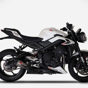 Zard Stainless Steel Full Exhaust Kit For Triumph Street Triple 765 (2023 - Onwards) - Street Version