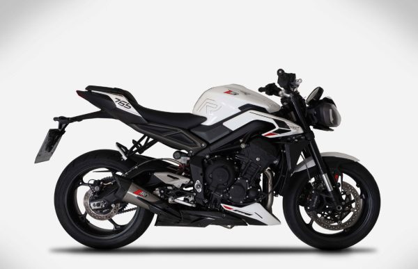 Zard Stainless Steel Full Exhaust Kit For Triumph Street Triple 765 (2023 - Onwards) - Street Version