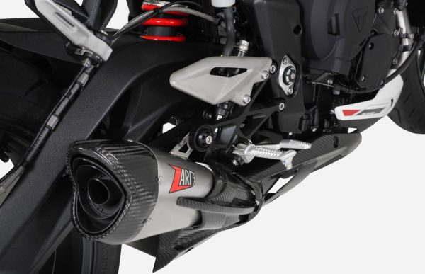 Zard Stainless Steel Full Exhaust Kit For Triumph Street Triple 765 (2023 - Onwards) - Street Version - Image 3